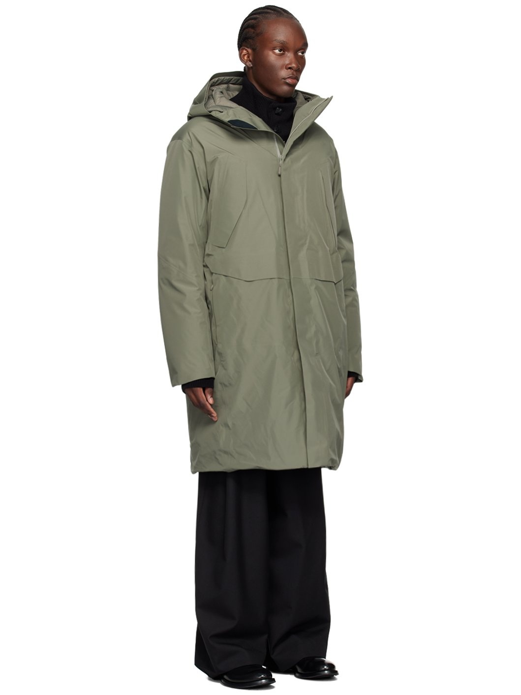 Green Sorin Down Coat - 2