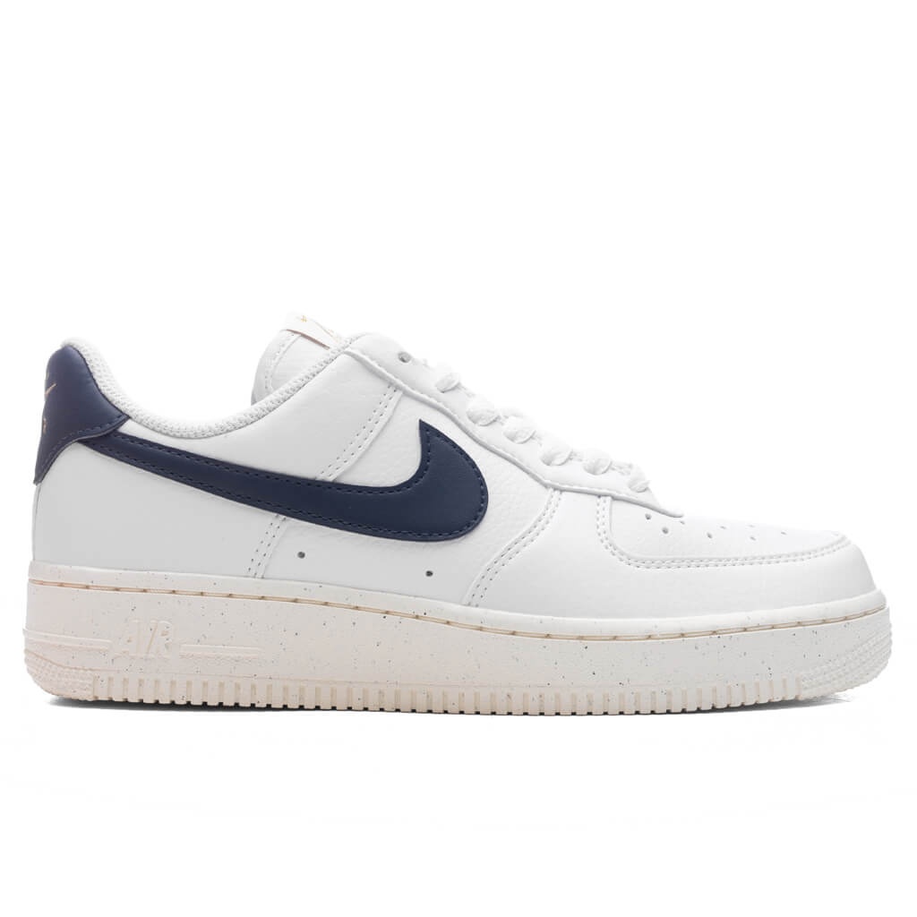 WOMEN'S AIR FORCE 1 '07 'OLYMPIC' - WHITE/OBSIDIAN/PALE IVORY/METALLIC GOLD - 1