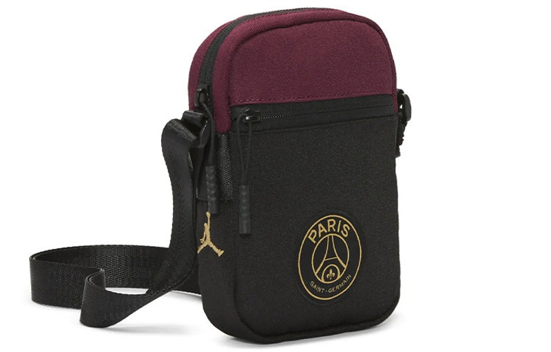 Jordan Air Jordan x Paris Saint-Germain PSG Festival Bag 'Black Burgundy' DC8676-010 outlook