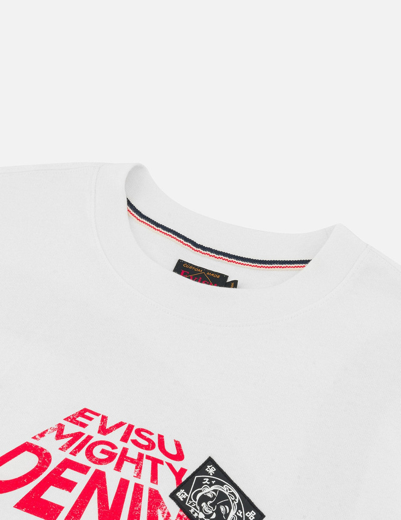 Seagull and Slogan Print Relax Fit T-shirt 7