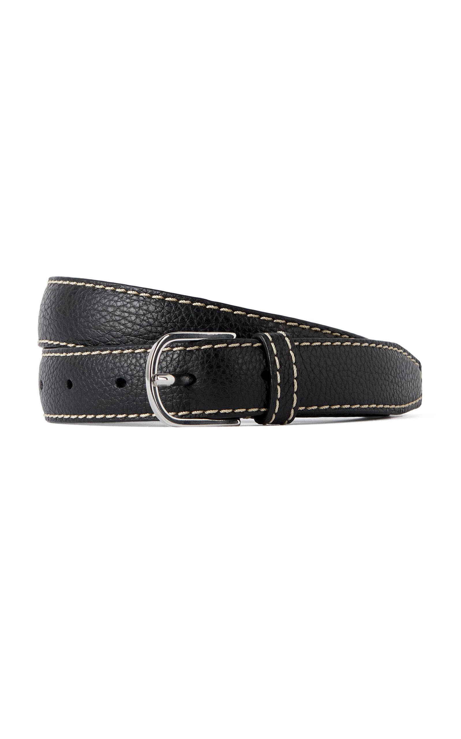 Slim Leather Belt black - 1