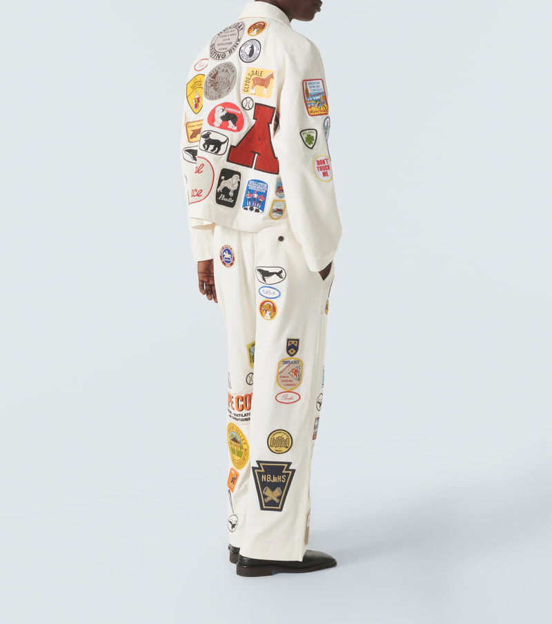 BODE Cambridge patch-appliqué cotton canvas jacket outlook