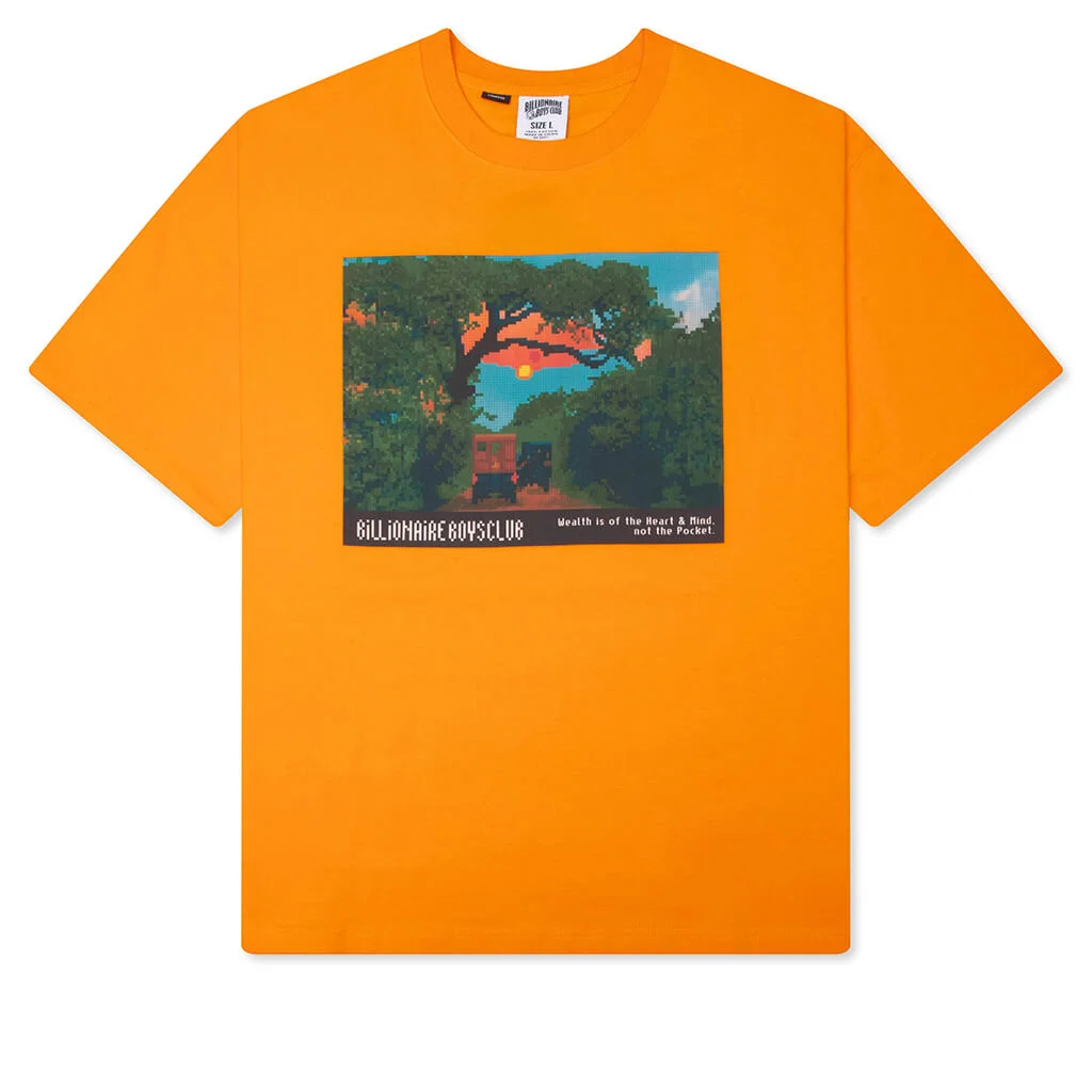 WILD S/S KNIT TEE - APRICOT - 1