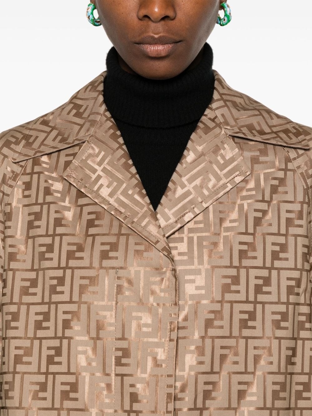 アウターその他 FENDI Women Outer FF6038AM3U F1PNO BROWN FF6038AM3U - 海外通販のBUYMA