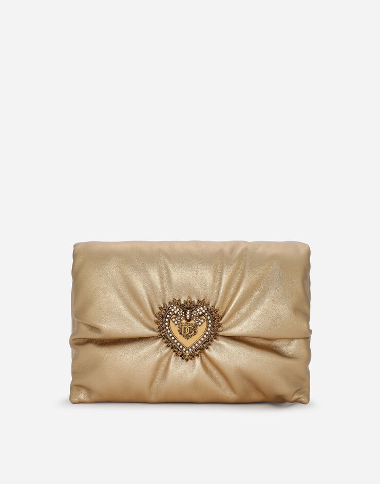 Medium foiled calfskin Devotion Soft bag 1