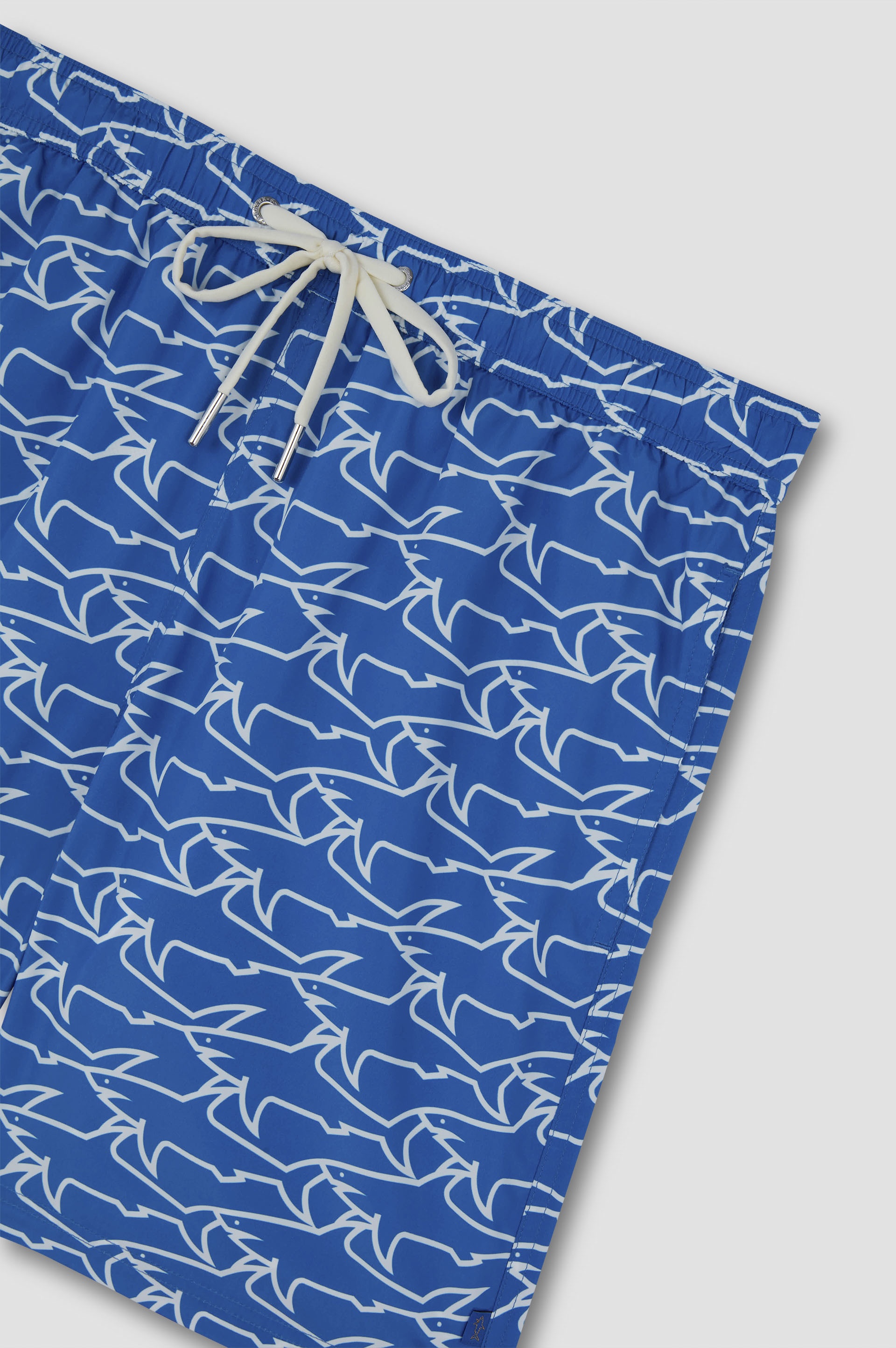SWIM SHORTS WITH ALL-OVER SHARK PRINT - 5