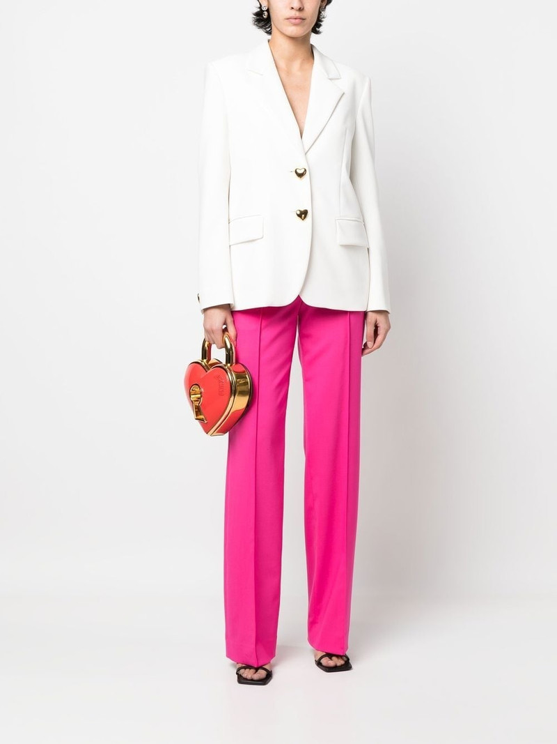 Moschino heart-shaped buttons blazer outlook