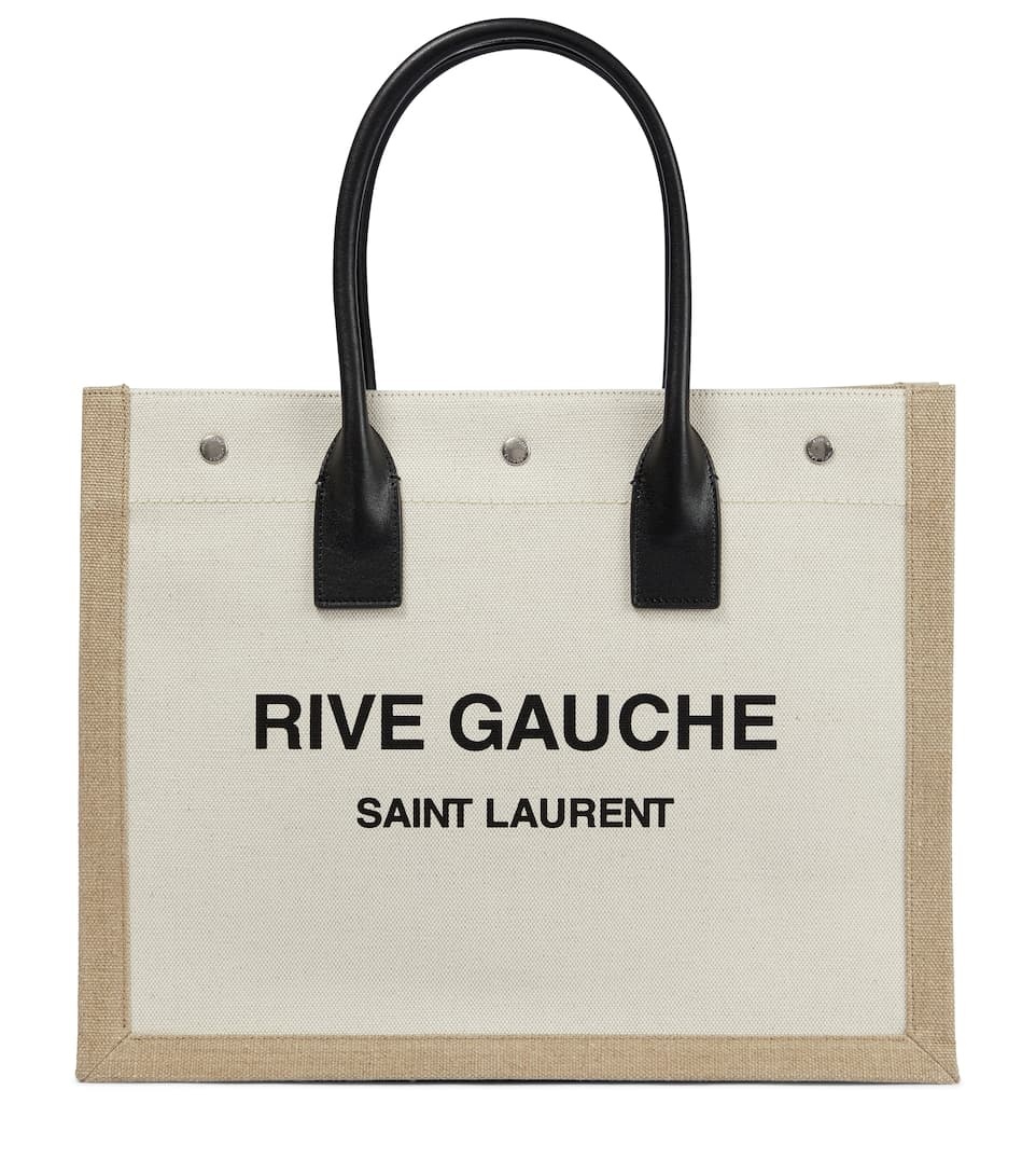 Rive Gauche Small canvas tote bag - 1