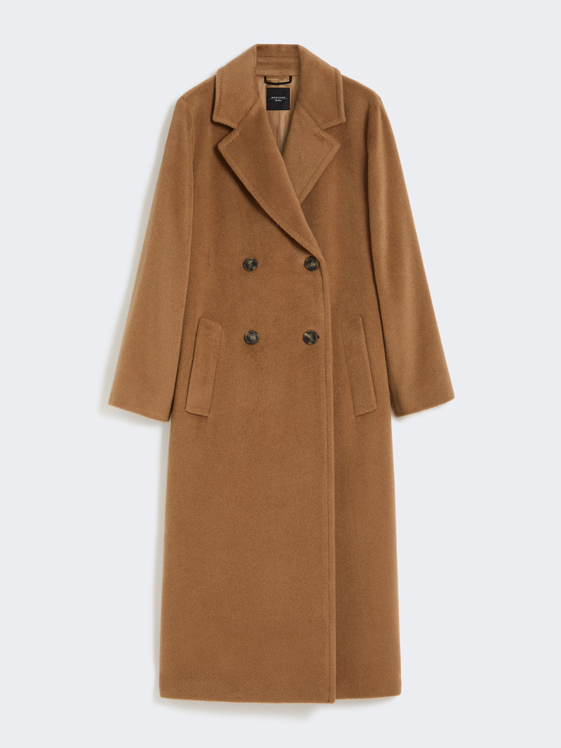 ZUFOLO Double-breasted coat in wool and alpaca 1