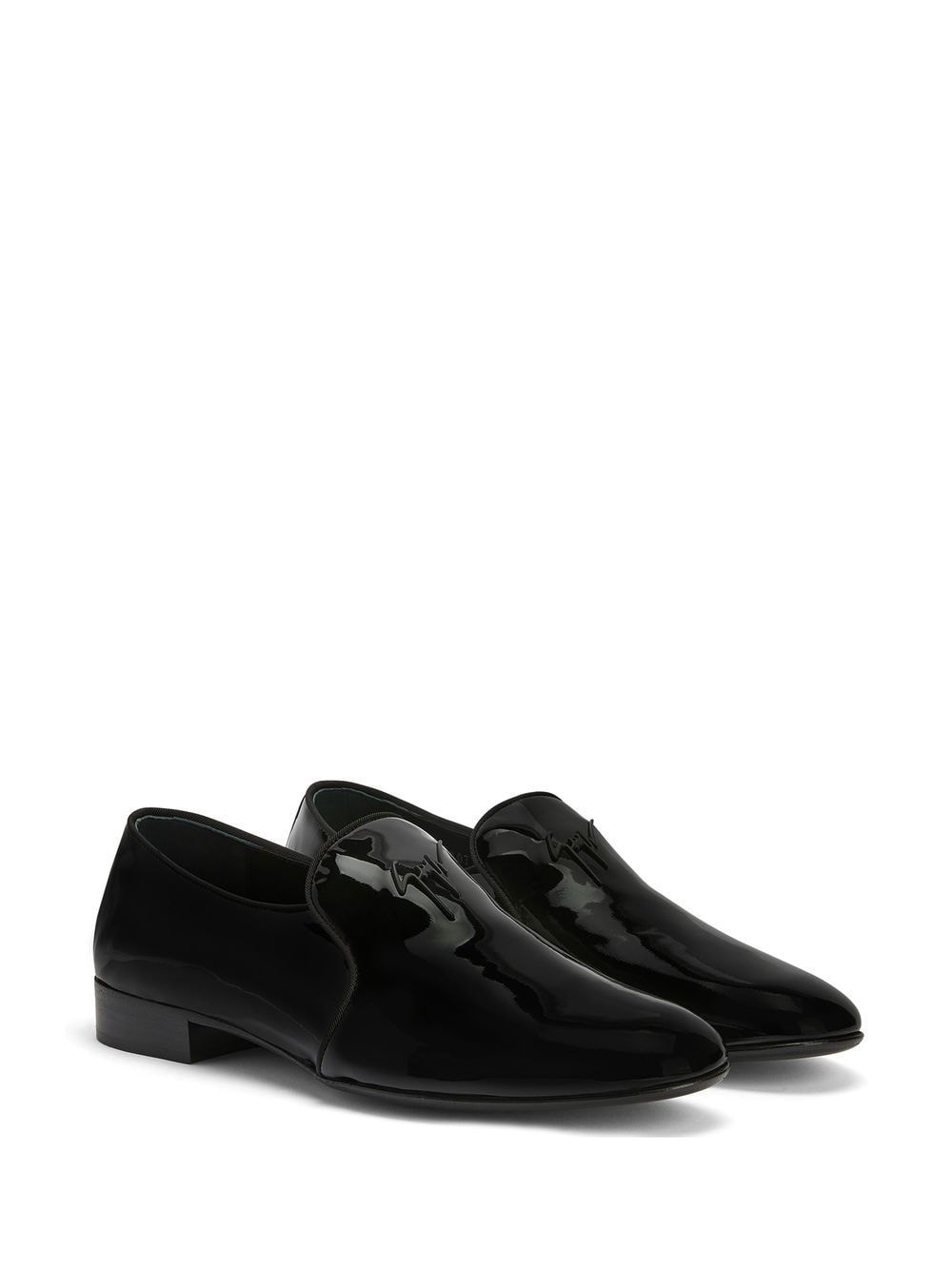 Fergus high-shine loafers - 2