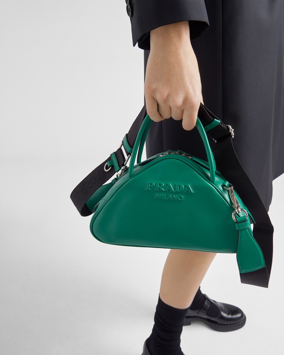 Leather Prada Triangle bag - 7