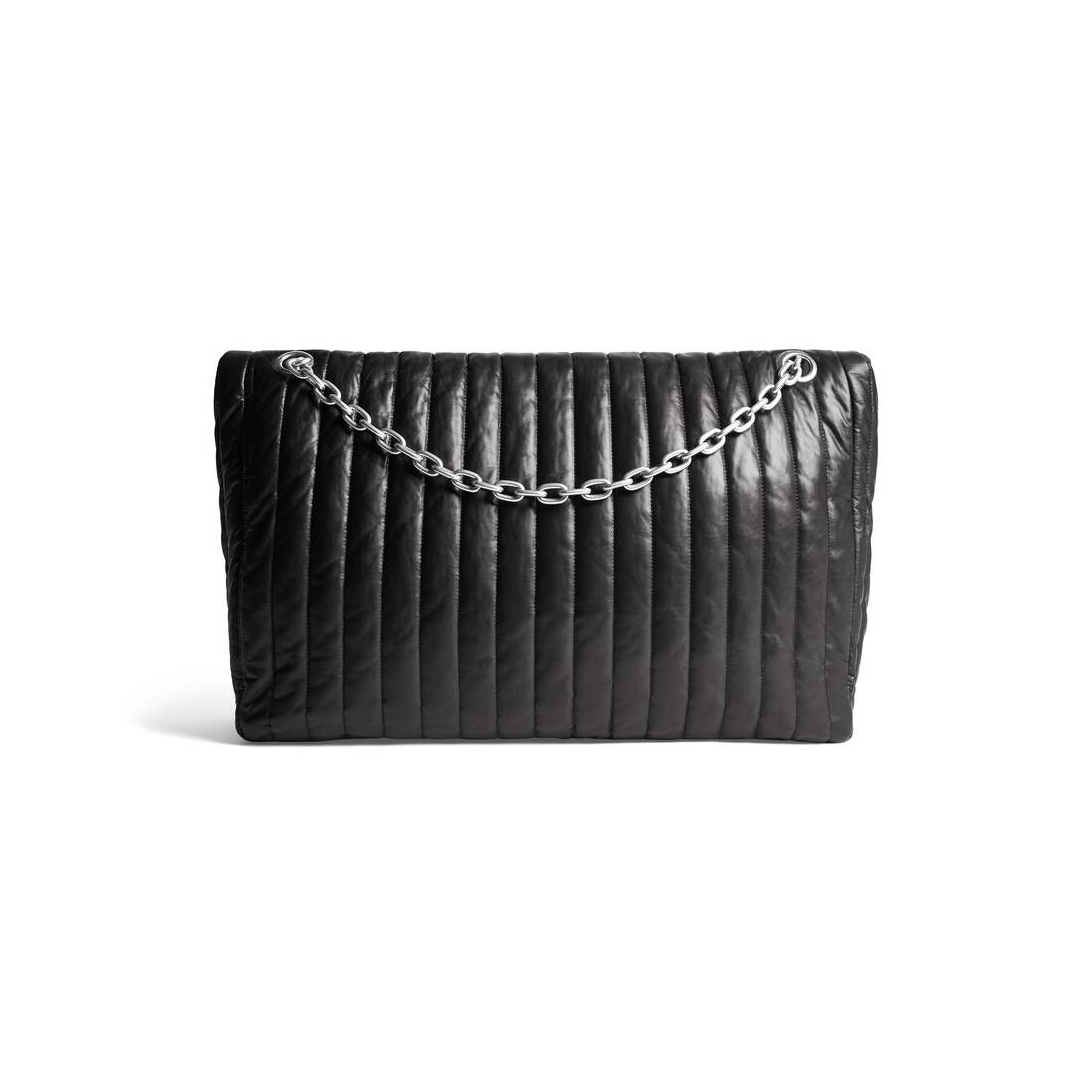 Women's Monaco Large Chain Bag Quilted in Black - 7