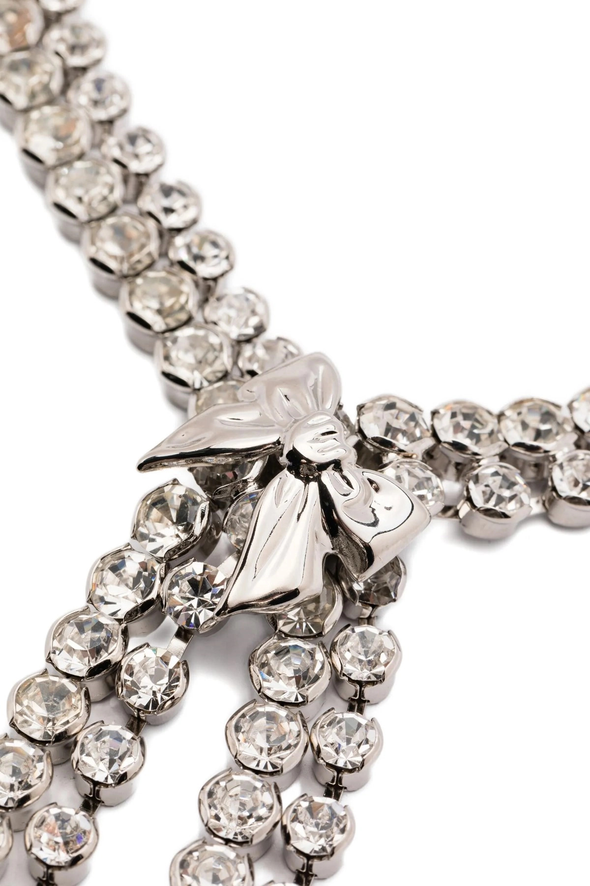 Bow crystals necklace - 3