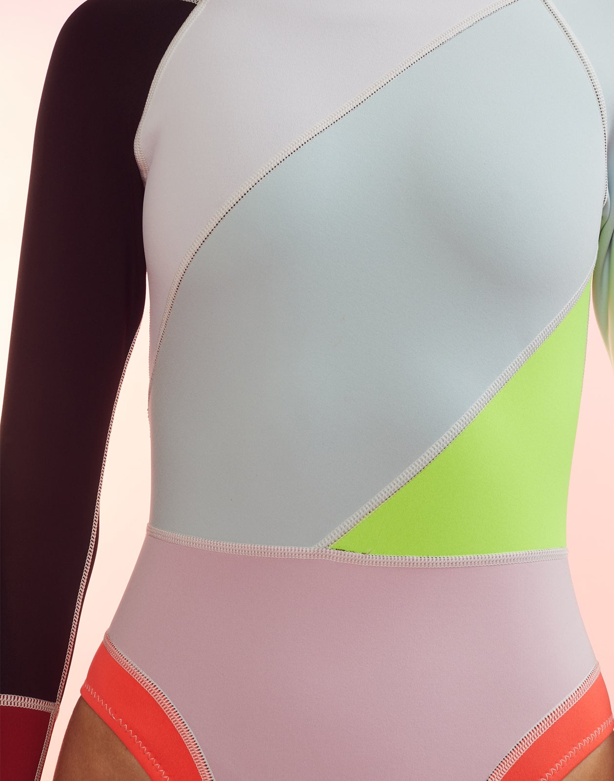 Janet Colorblock High Cut Wetsuit - 5