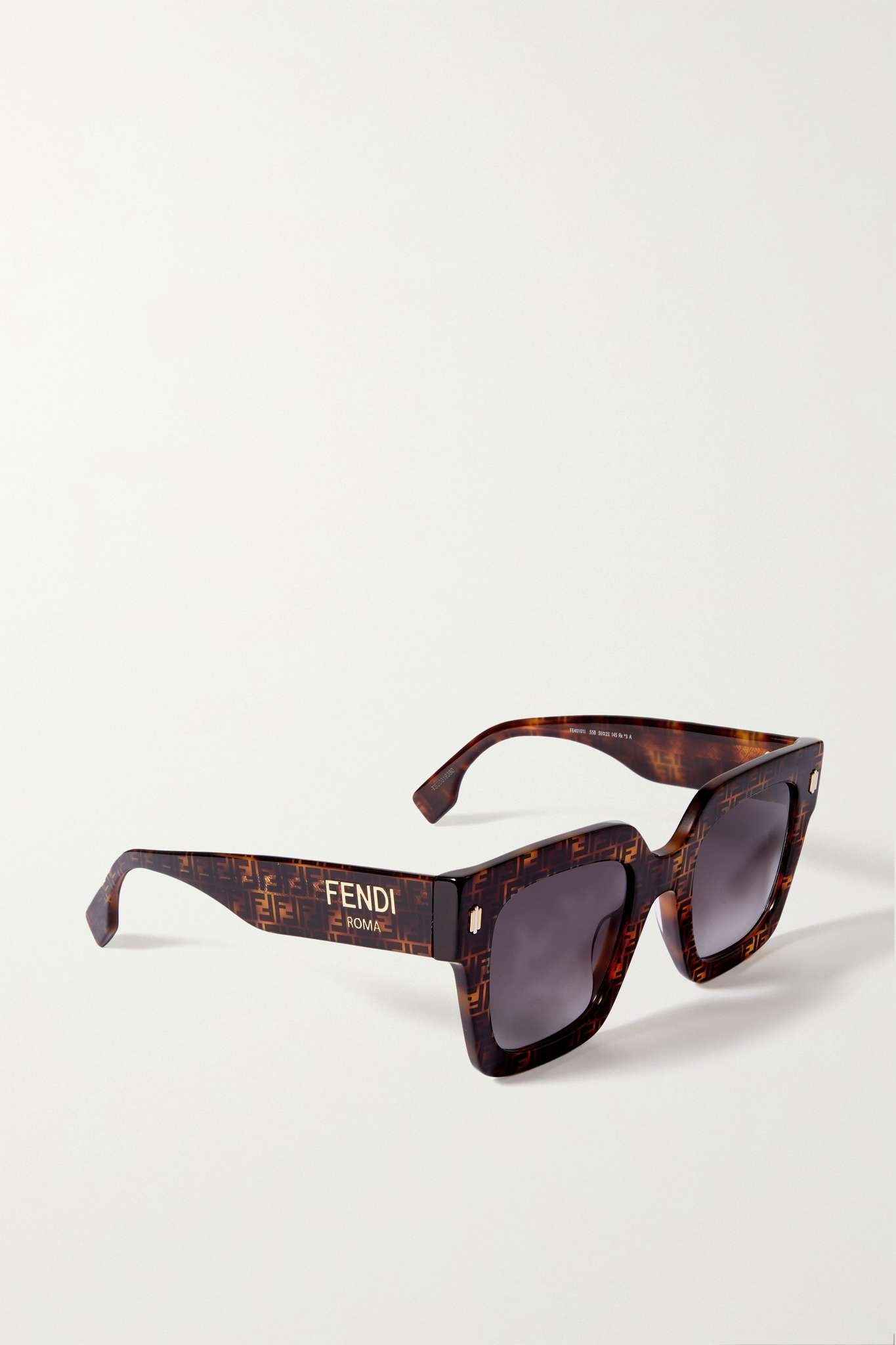 Roma oversized square-frame tortoiseshell acetate sunglasses - 3