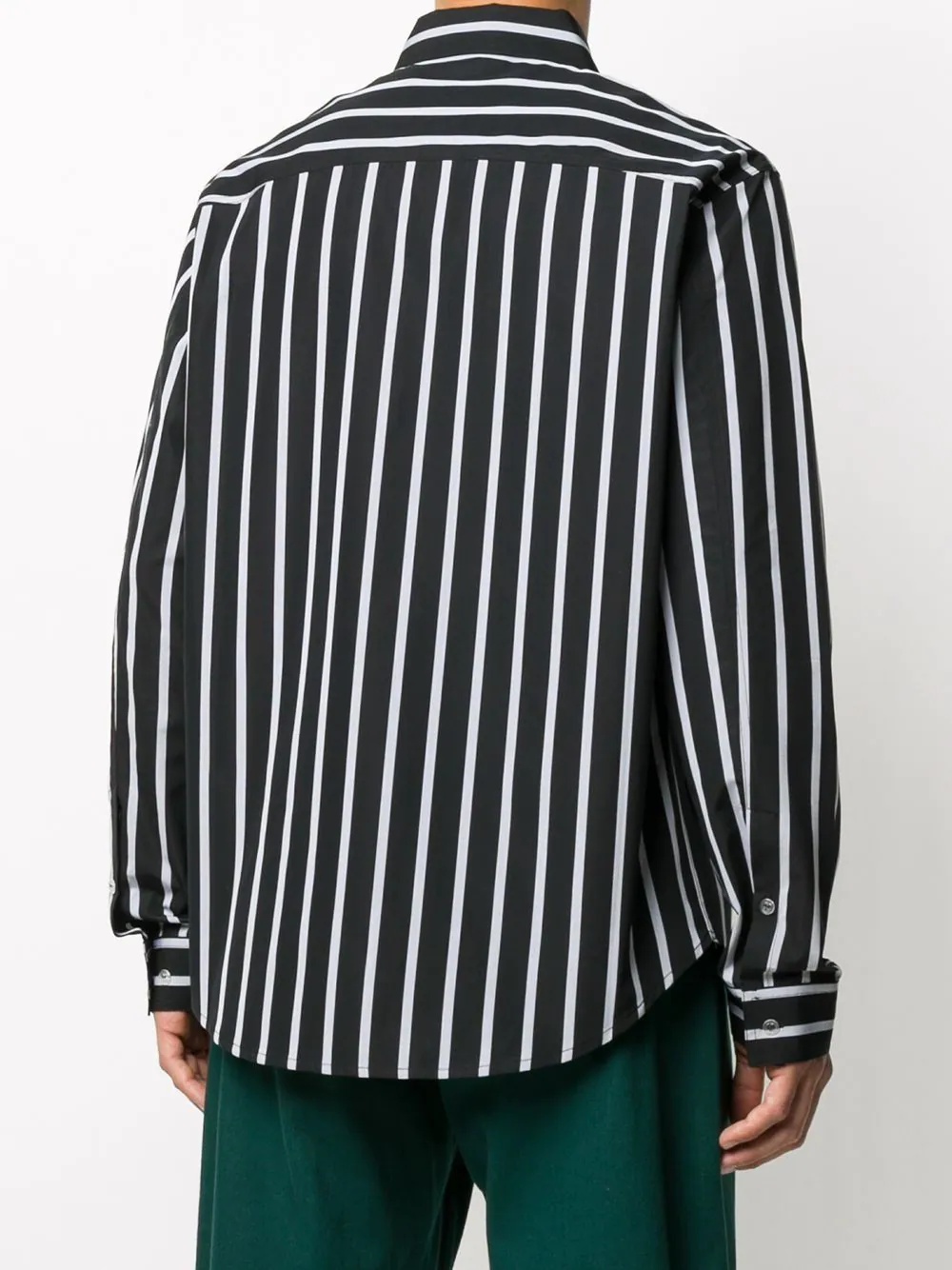 striped long-sleeve shirt - 4