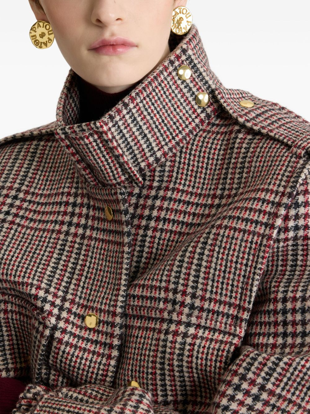 plaid bomber jacket - 4