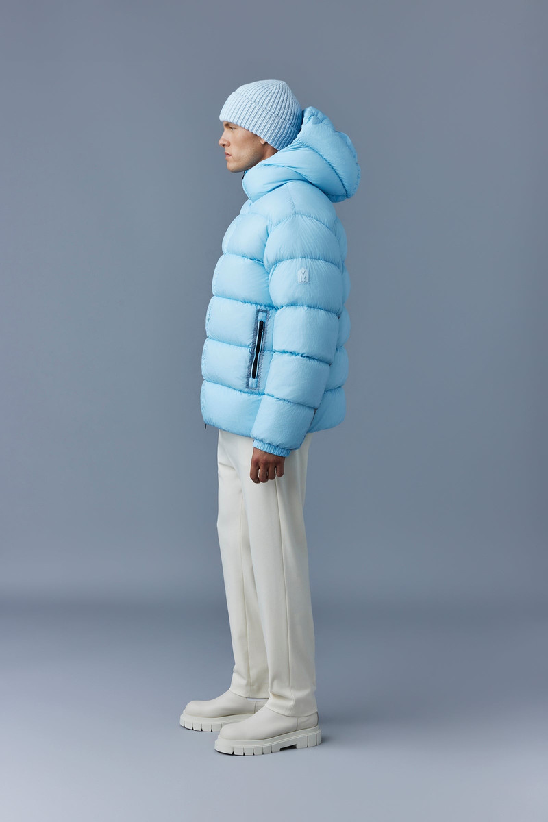 ADELMO-LC Heavy down jacket with soft-wash crinkle 3