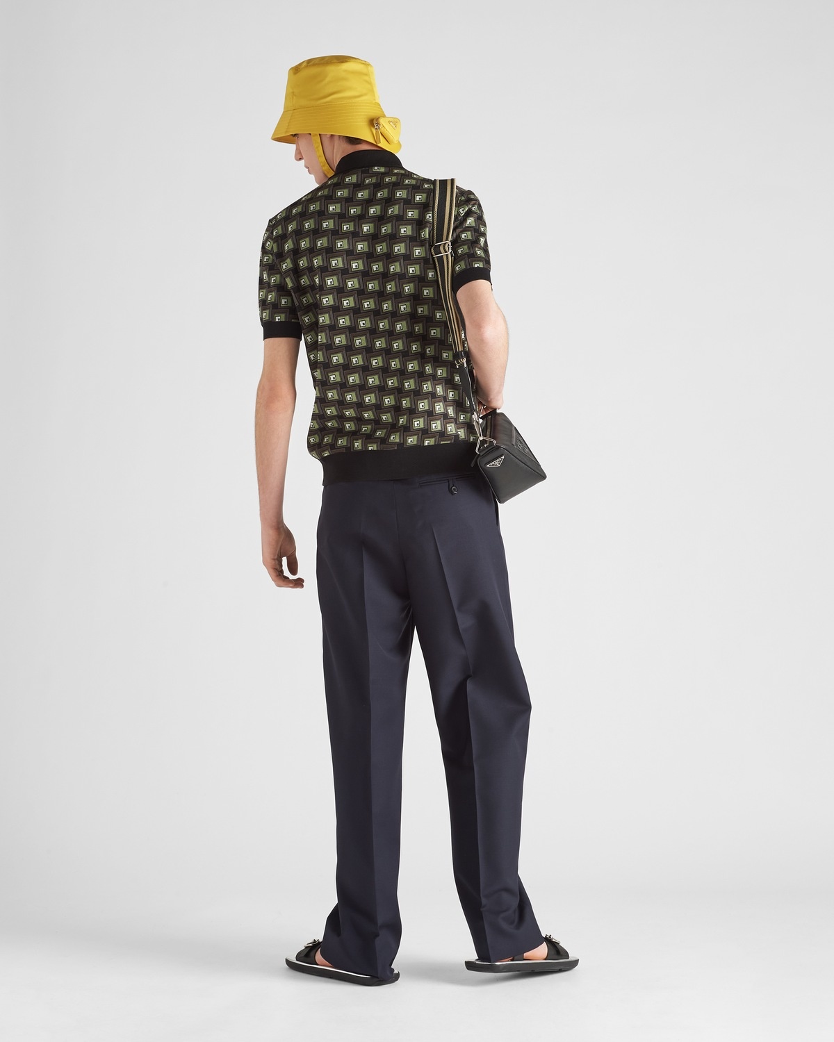 Cotton and silk polo shirt - 5