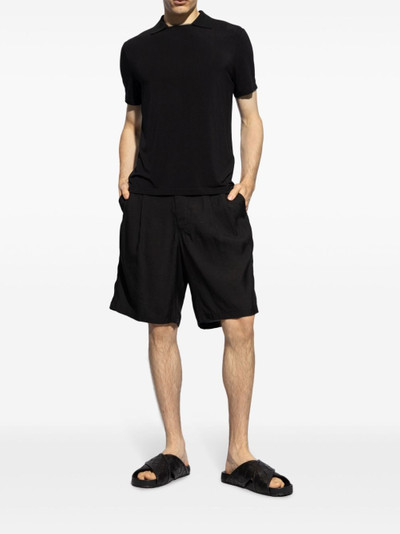 GIORGIO ARMANI wide leg bermuda shorts outlook