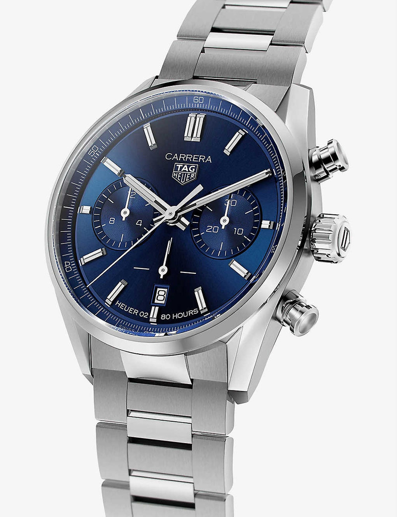 CBN2011.BA0642 Carrera stainless-steel automatic watch 4