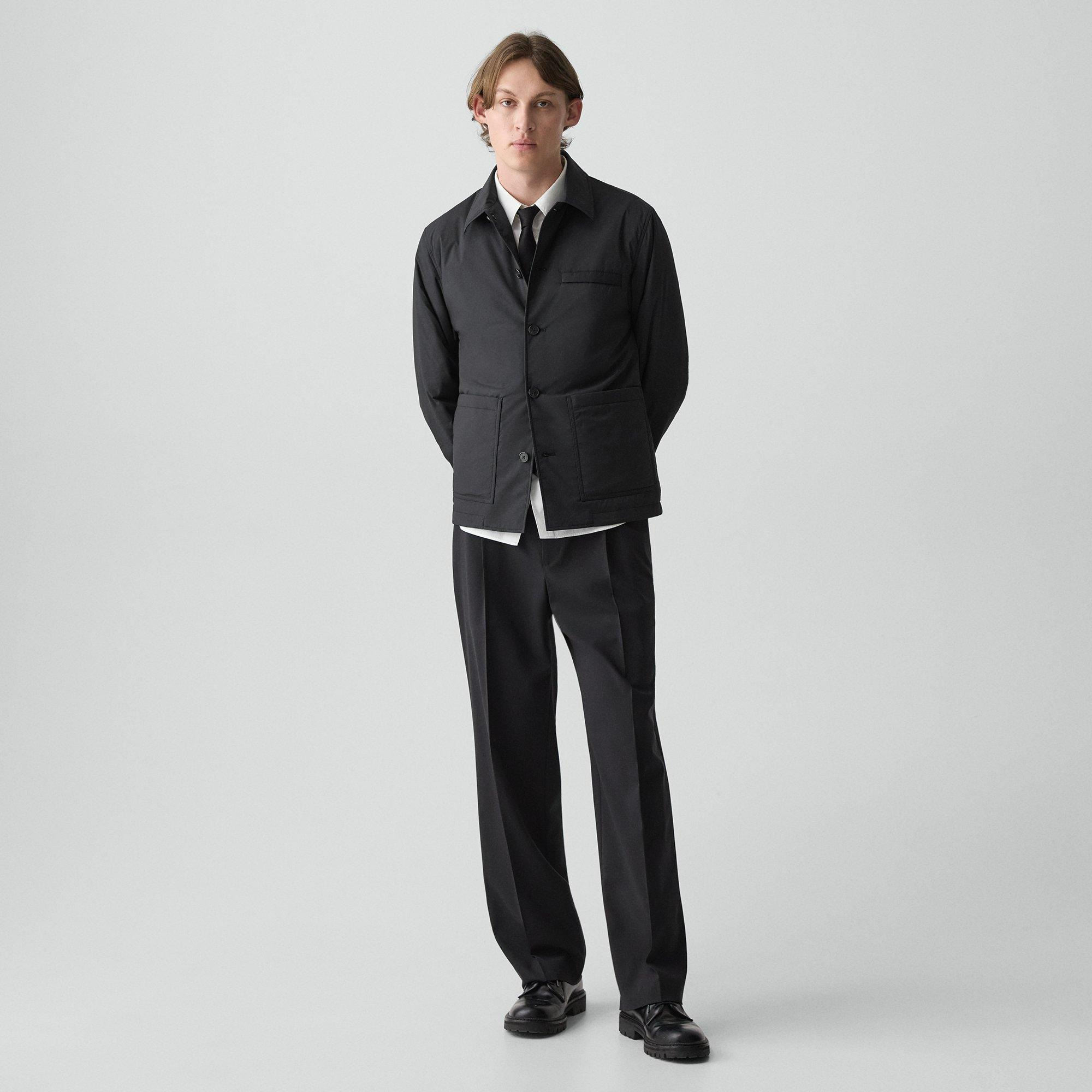 Button-Up Jacket in Motion Nylon - 6