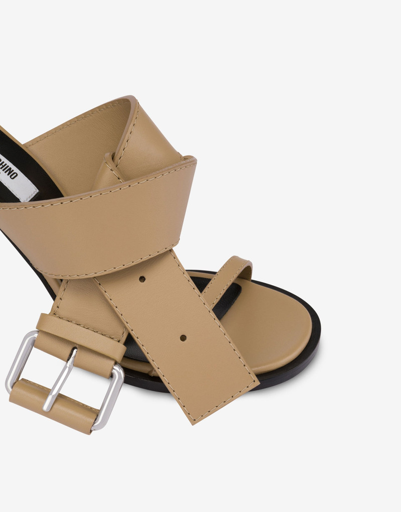 BELTED UP CALF SANDALS 3
