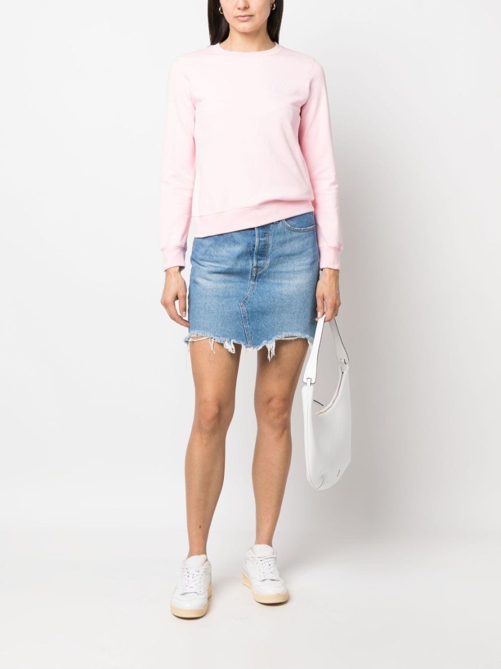 logo-embroidered long-sleeve T-shirt - 2