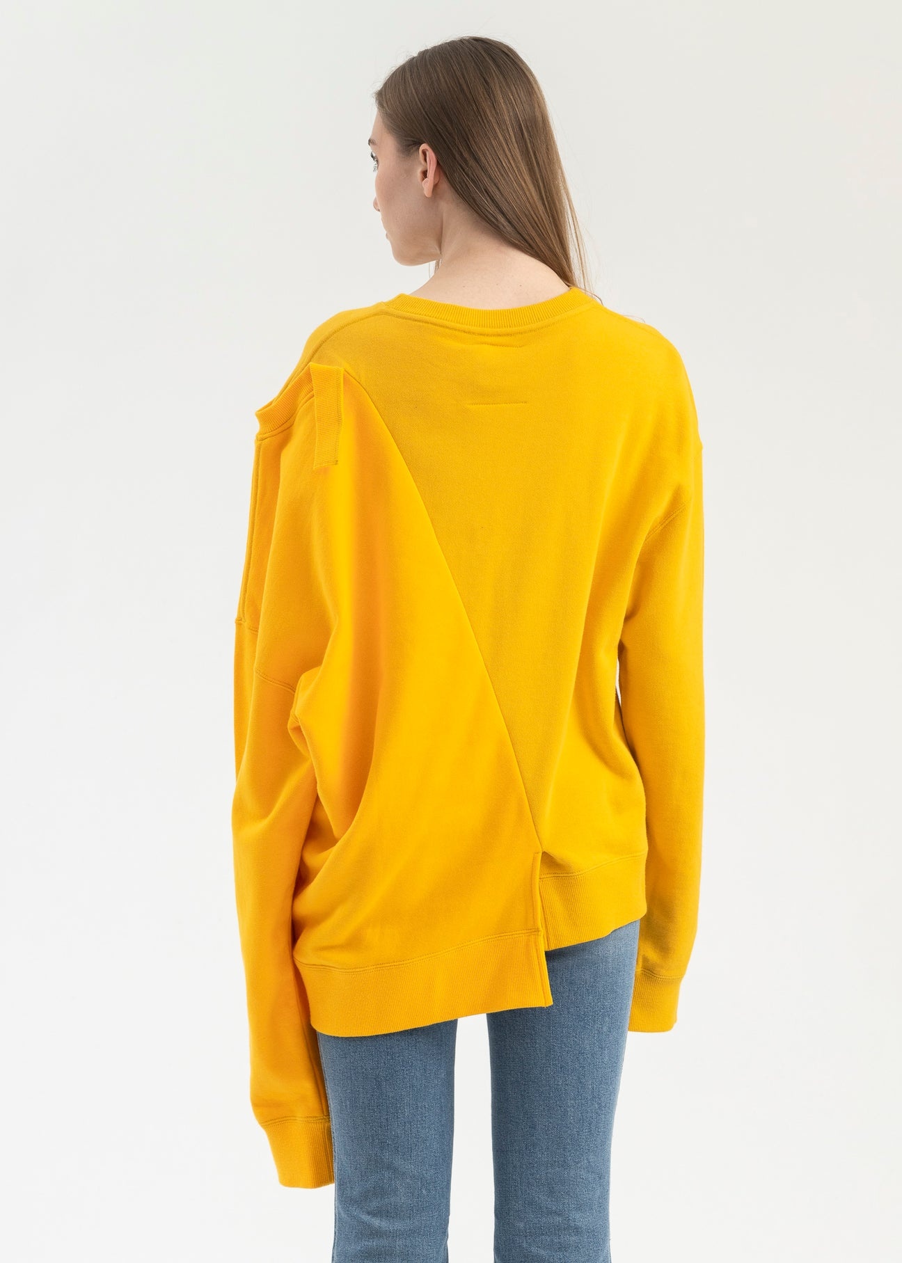 YELLOW PACTHWORK SWEATER - 3