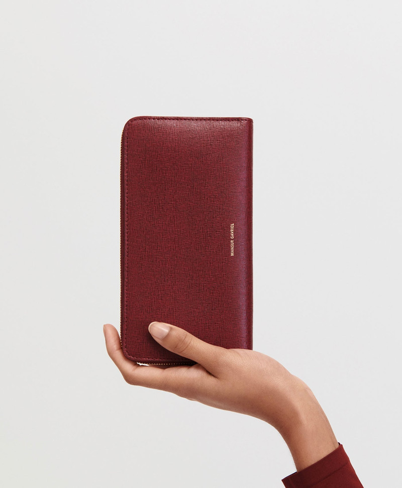 Mansur Gavriel ZIP CONTINENTAL WALLET outlook