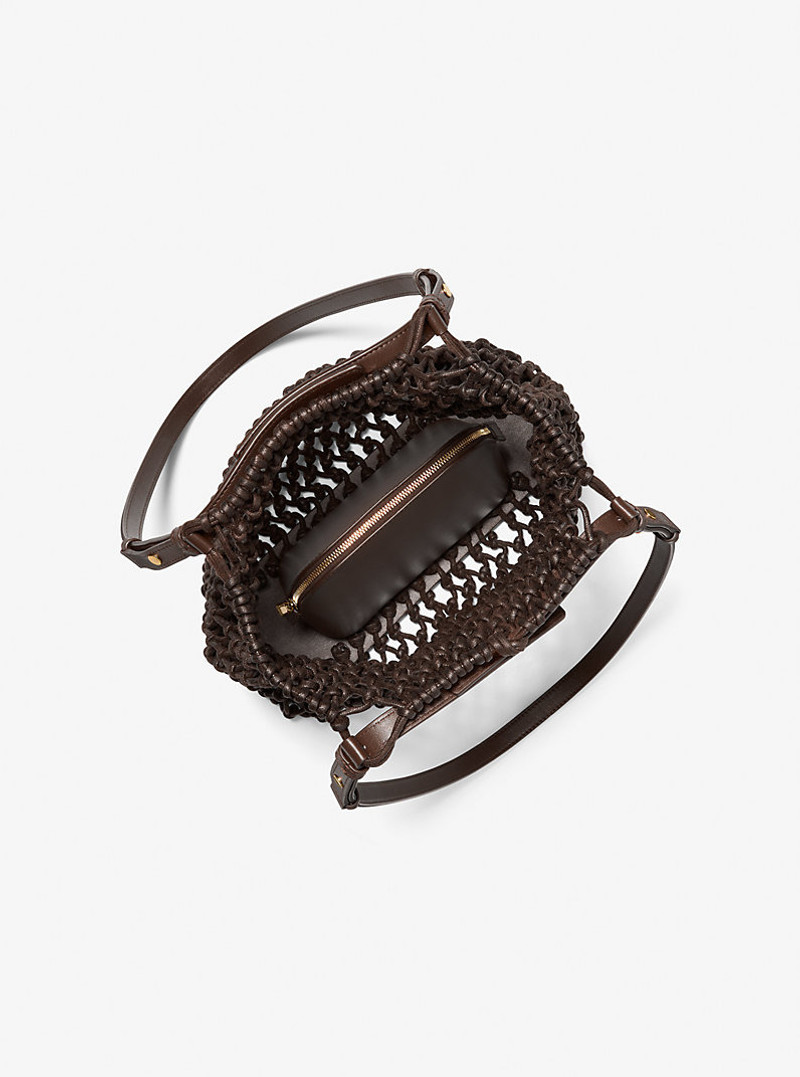MICHAEL KORS COLLECTION Loli Macramé Shoulder Bag outlook