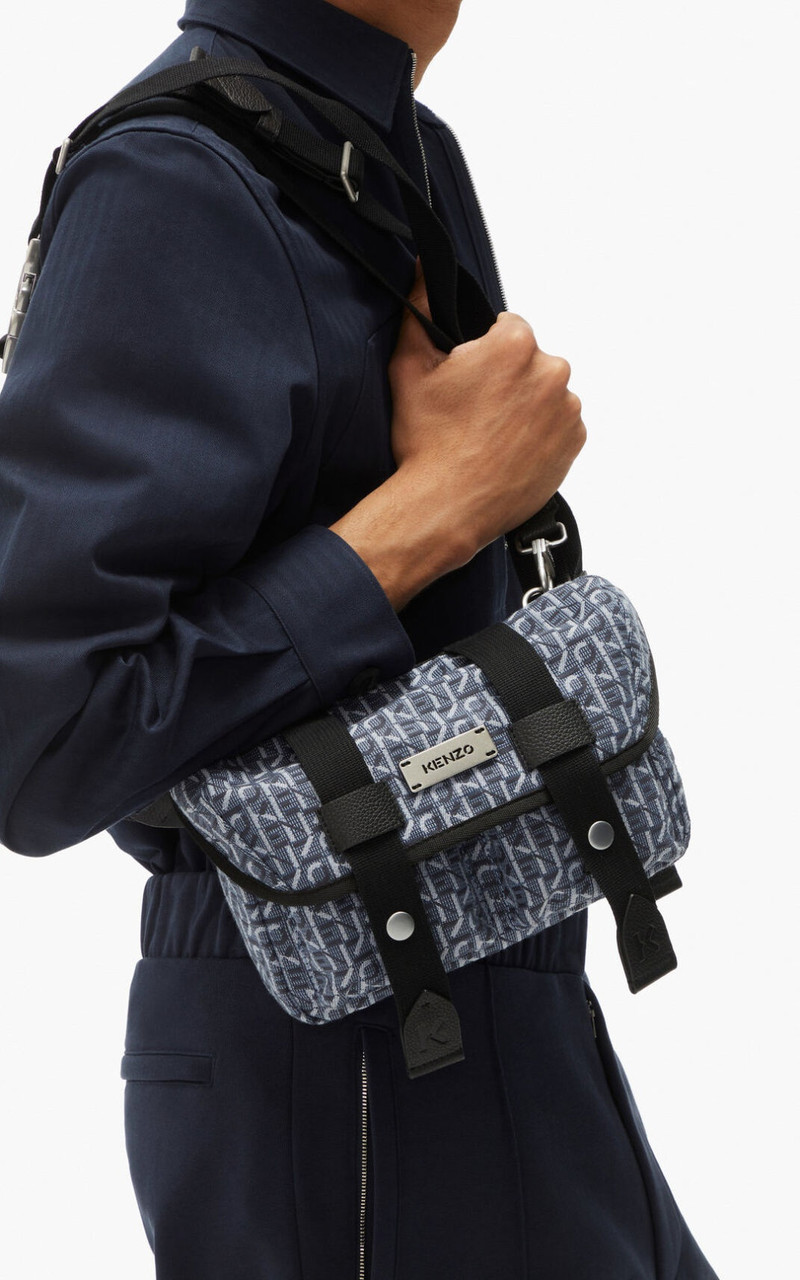 KENZO Courier jacquard belt bag outlook