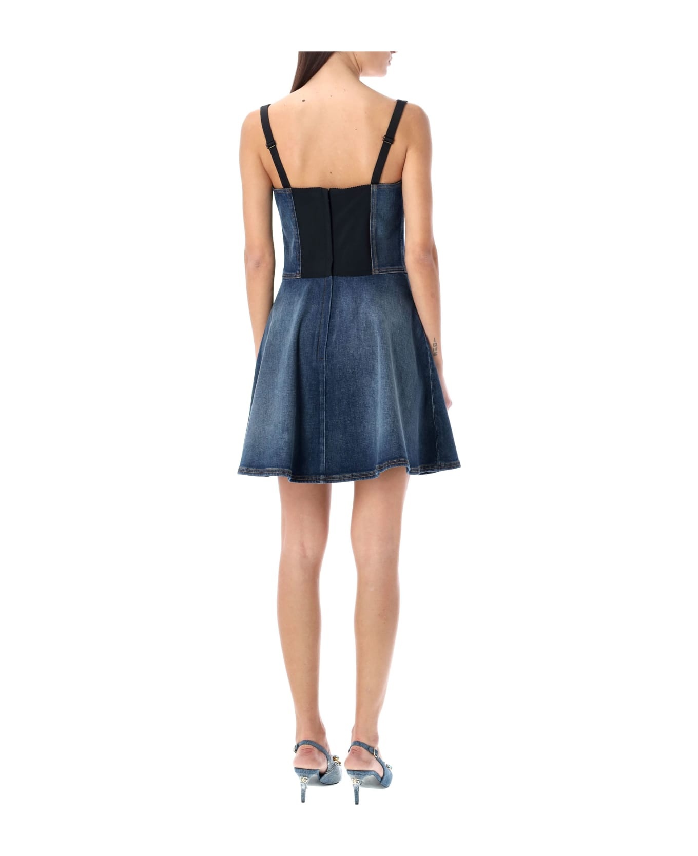 Denim Corset Dress - 2