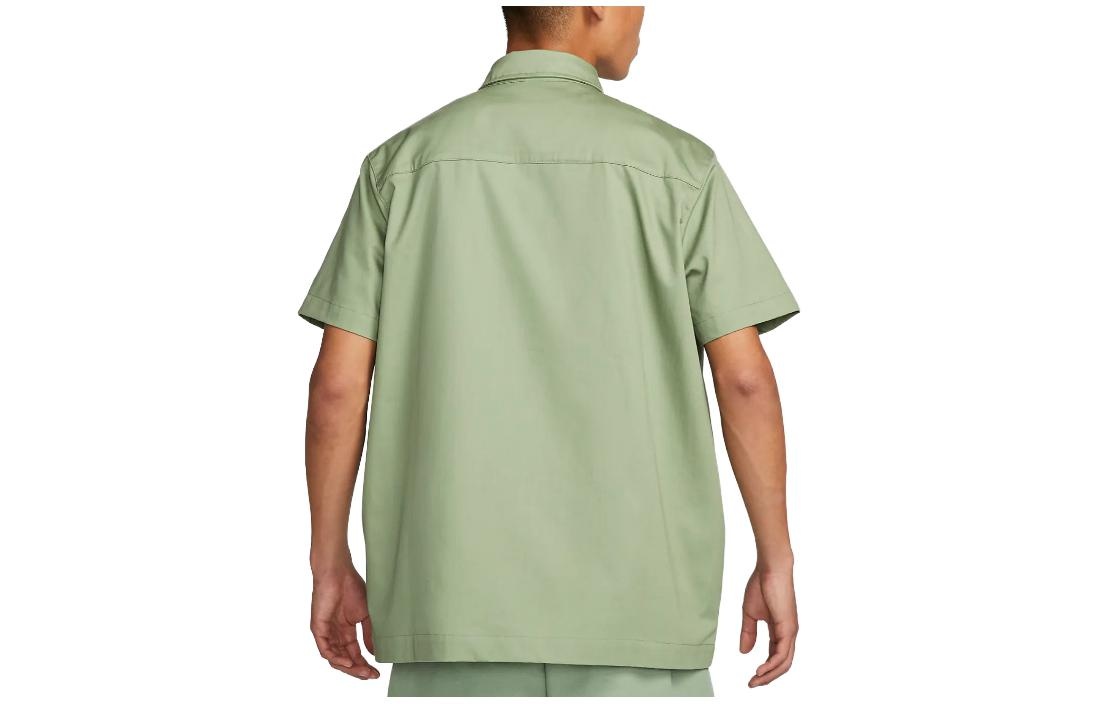 Nike Life Woven Military Button-Down Shirt 'Green' DX3341-386 - 3