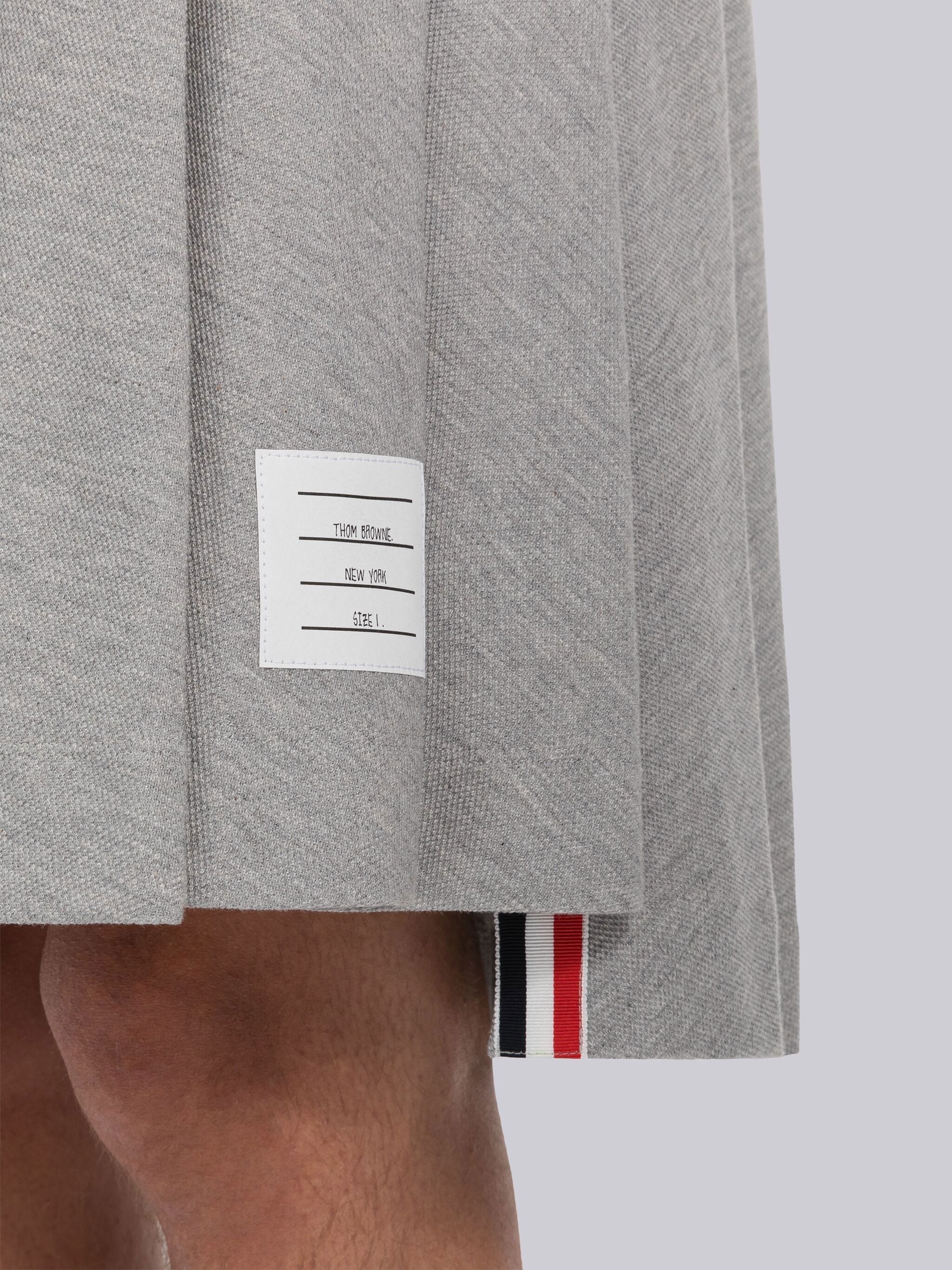 VARSITY PIQUE 4-BAR PLEATED FOOTBALL SKIRT - 5