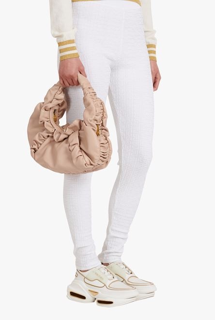 Beige leather Parachute bag - 9