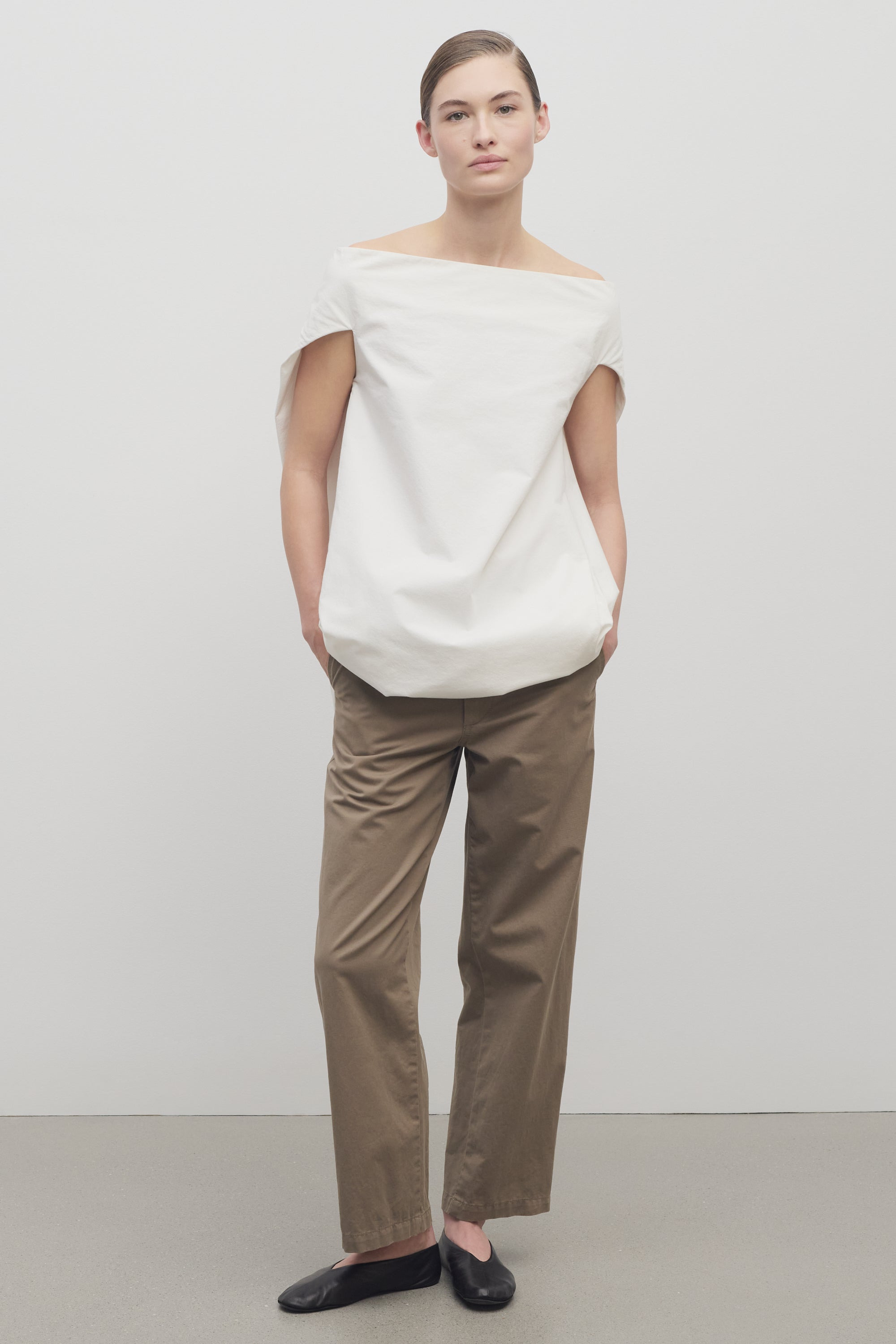 Zalenka Pant in Cotton and Cashmere - 3