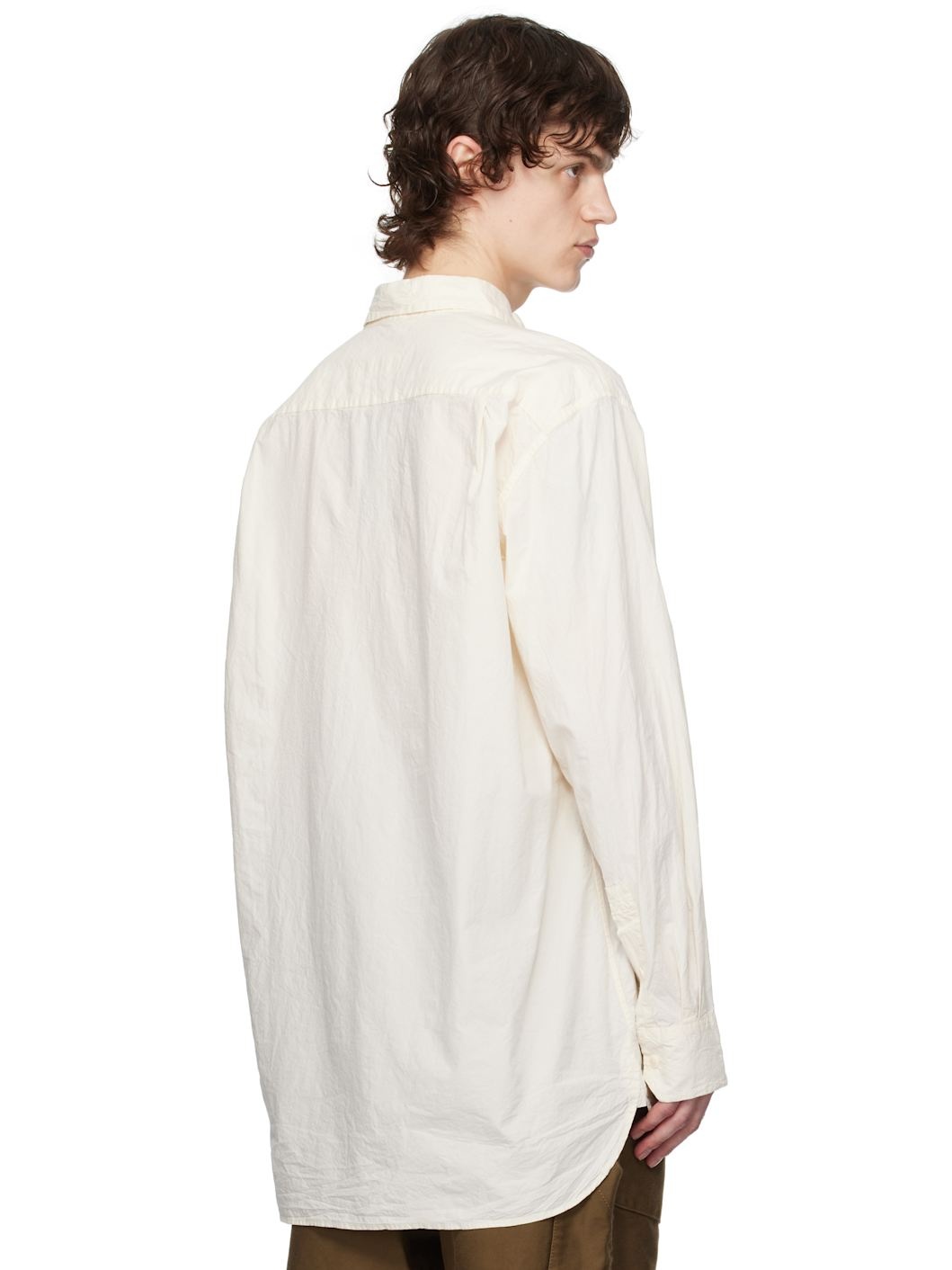 Beige Big Raccourcie Shirt - 3