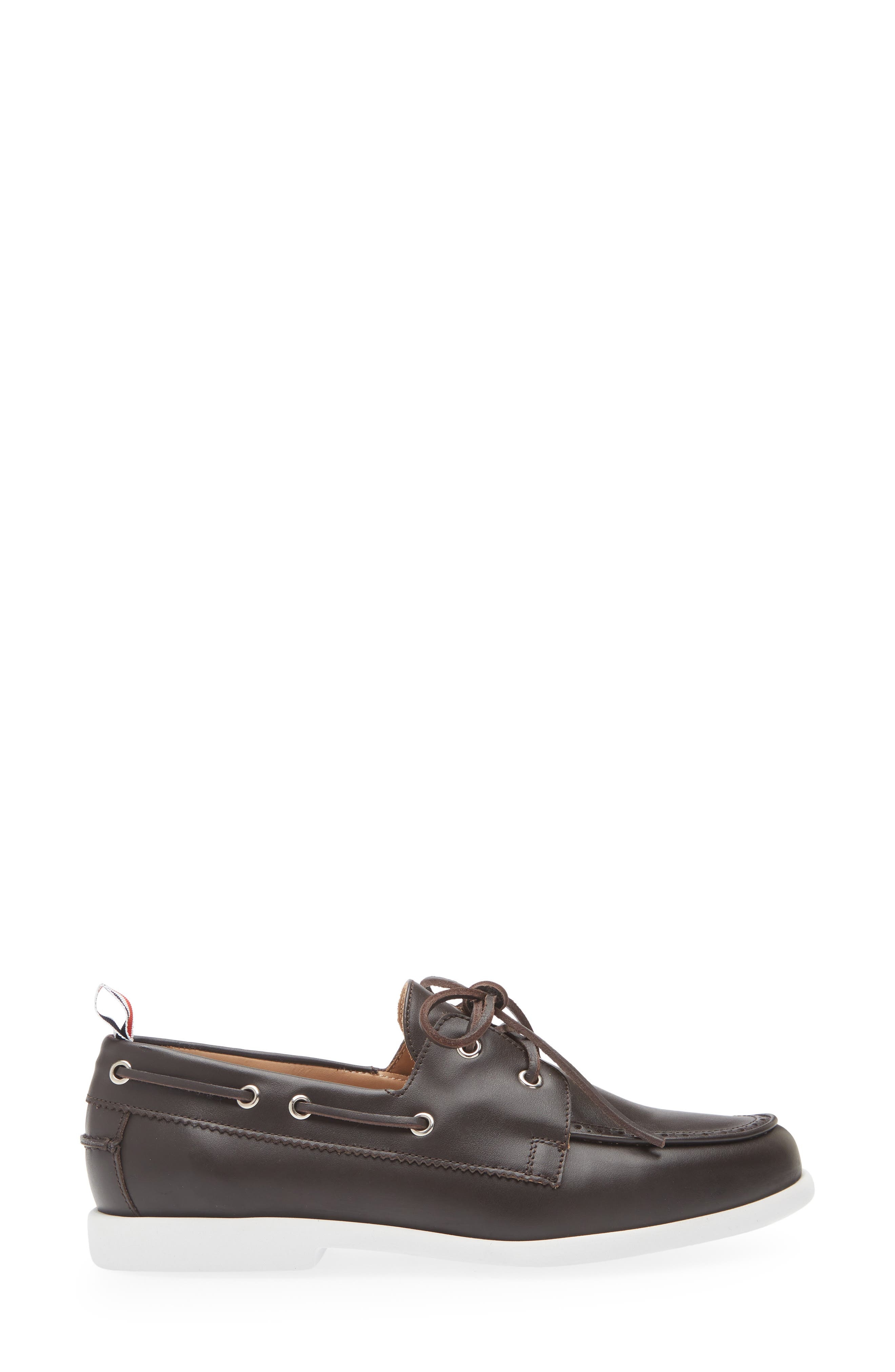 Thom Browne Brogued Boat Shoe at Nordstrom - 3