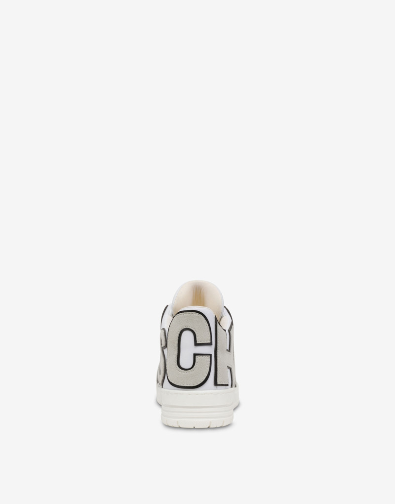 Moschino STREETBALL SNEAKERS WITH MAXI LOGO outlook