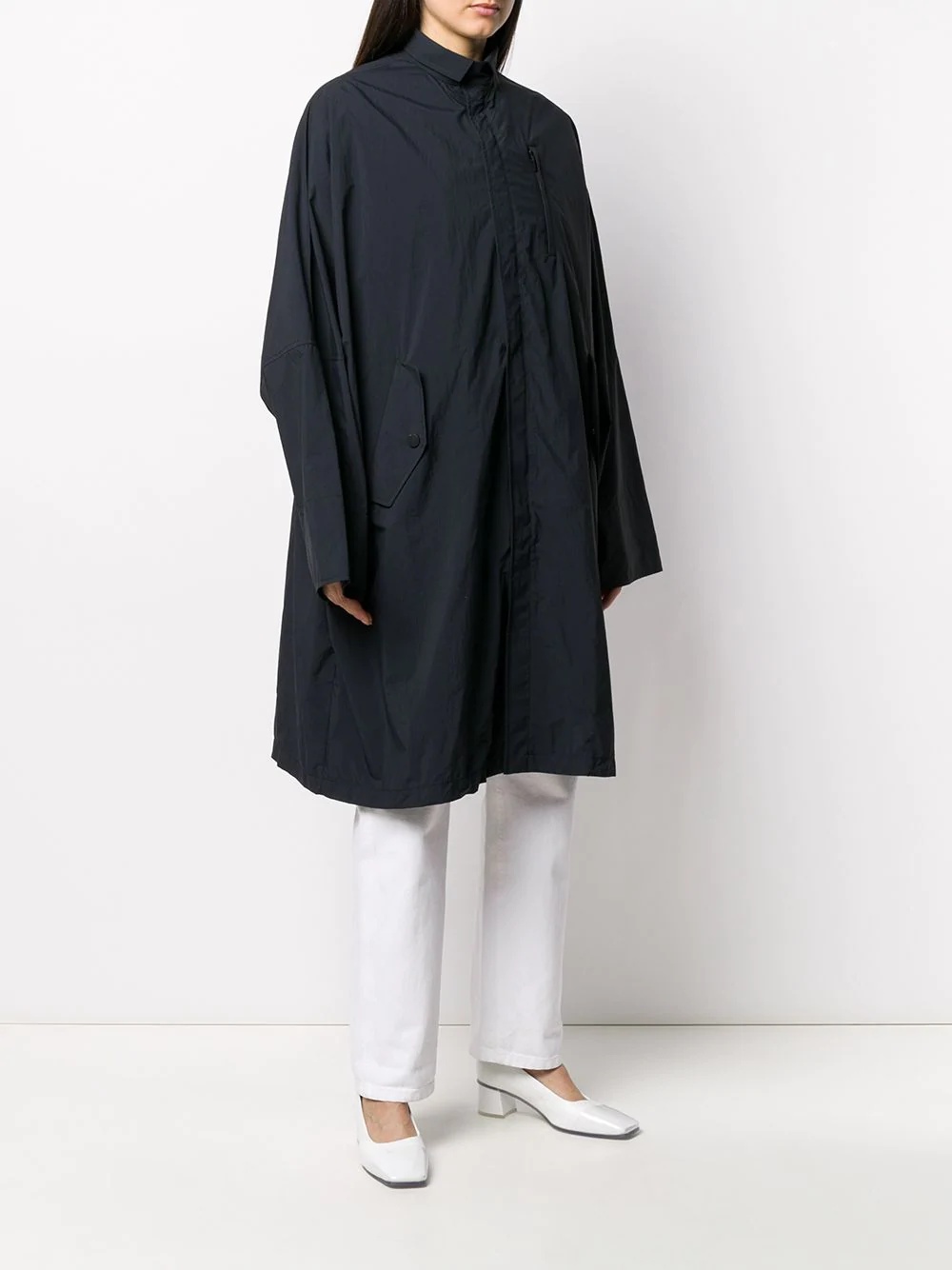 A-line oversized raincoat - 3