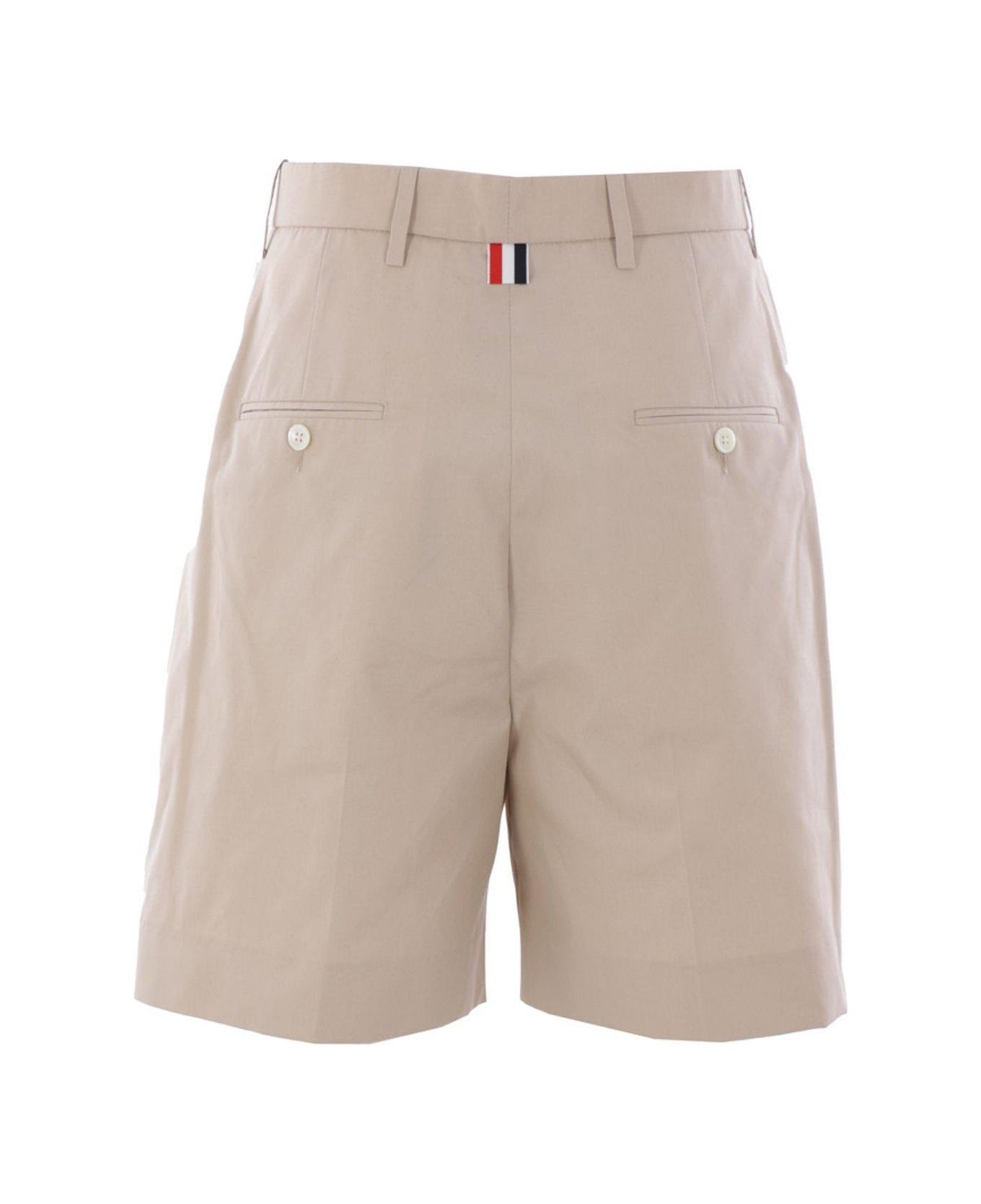 Typewriter Cloth Double Pleat Shorts - 2