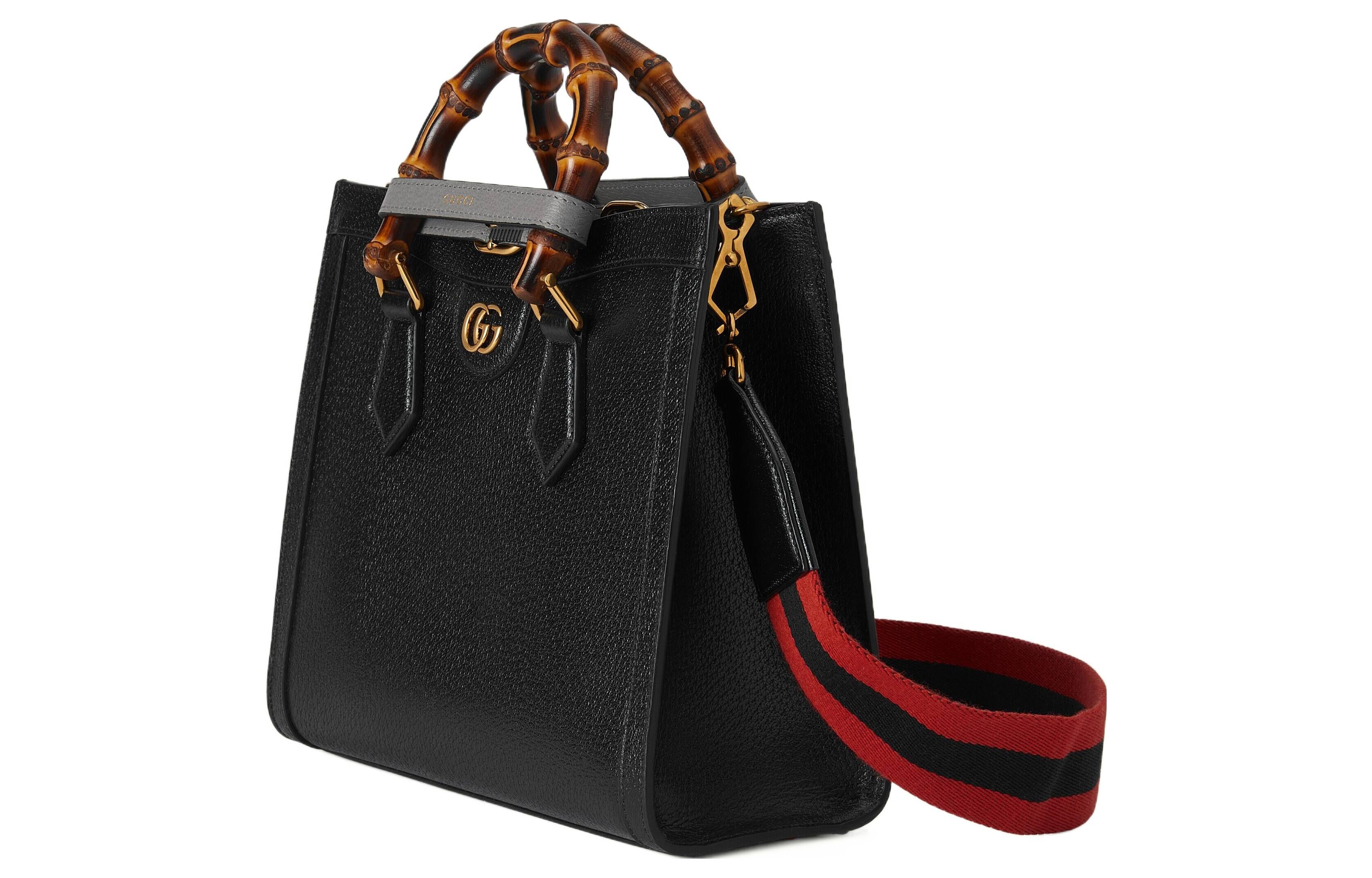 (WMNS) Gucci Diana Small Tote Bag 'Black' 702721-U3ZDT-1260 - 2