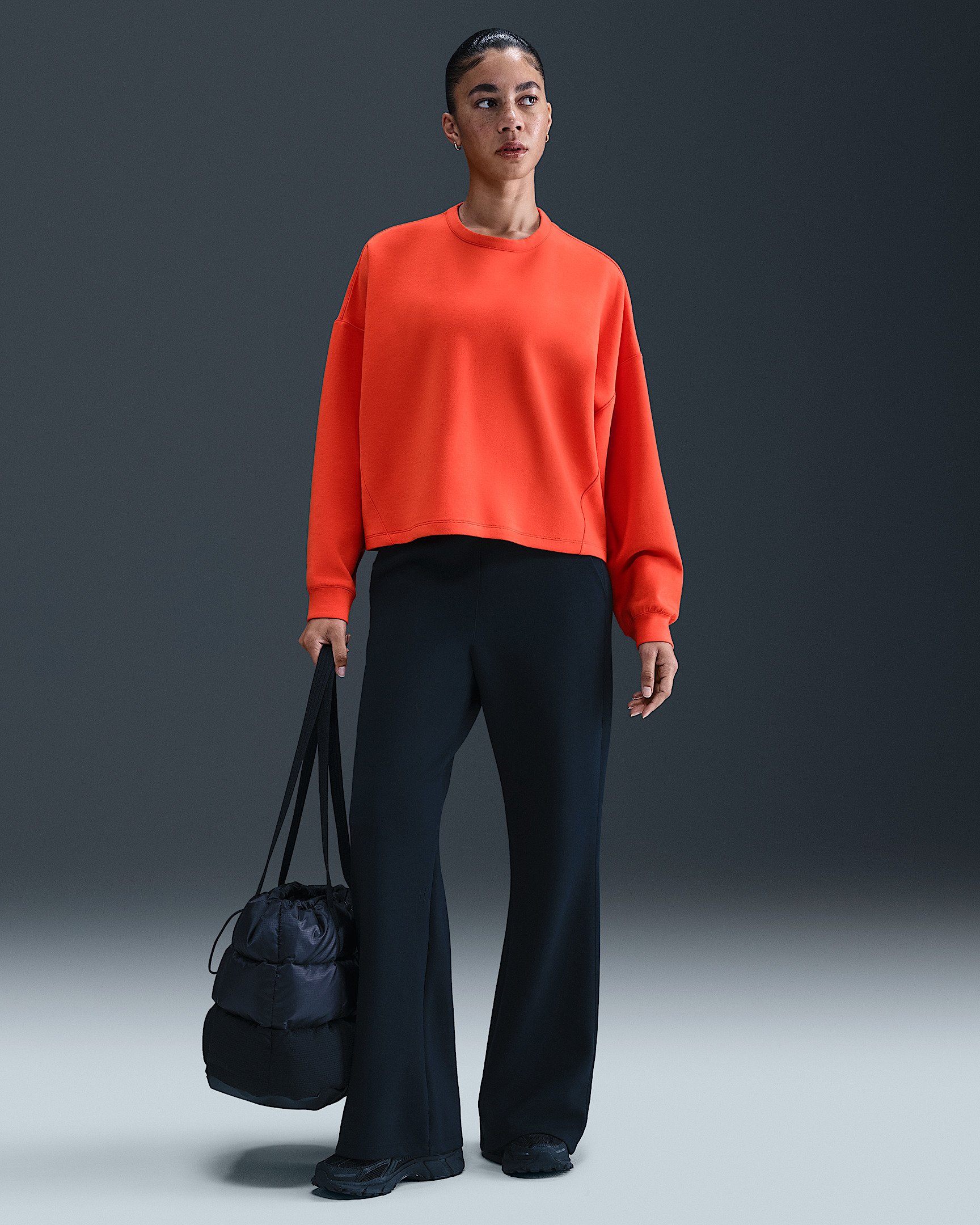 Nike 24.7 ImpossiblySoft Women's Dri-FIT Oversized Crew-Neck Top - 4