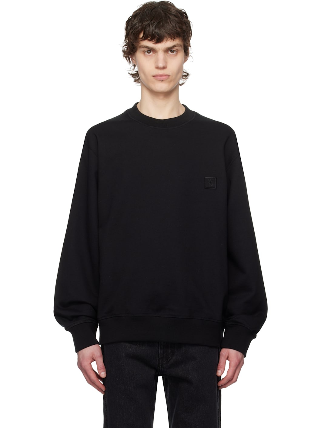 Black 3D Coral Back Logo Sweatshirt - 1