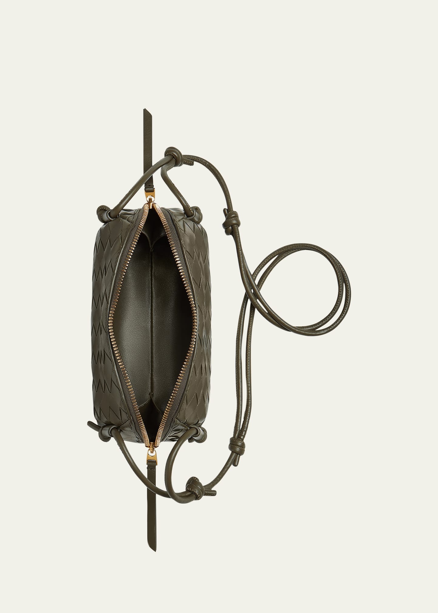 Zip Leather Pouch Shoulder Bag - 4