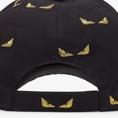 FENDI Baseball cap in black cotton outlook