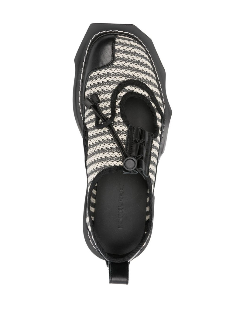40mm Riviera striped interwoven sandals 4