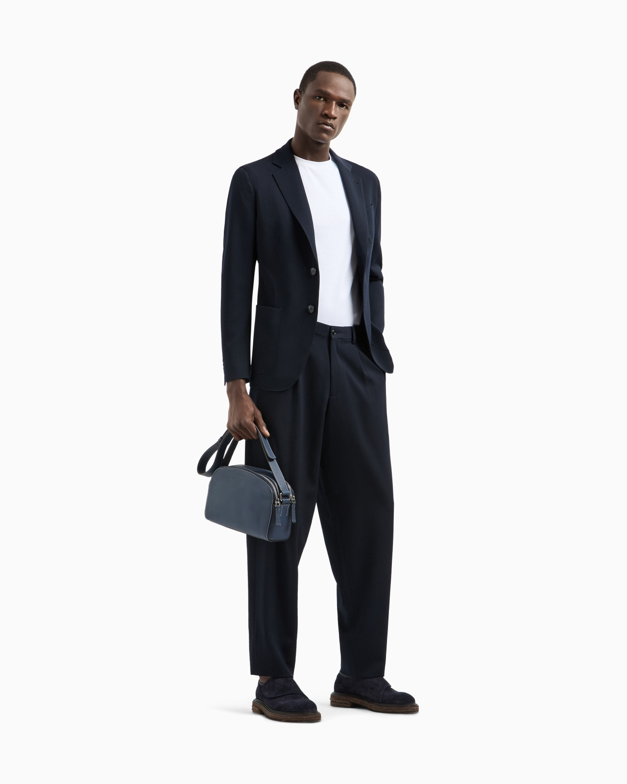 UPTON LINE SINGLE-BREASTED JACKET IN VIRGIN WOOL CANNETÉ - 2