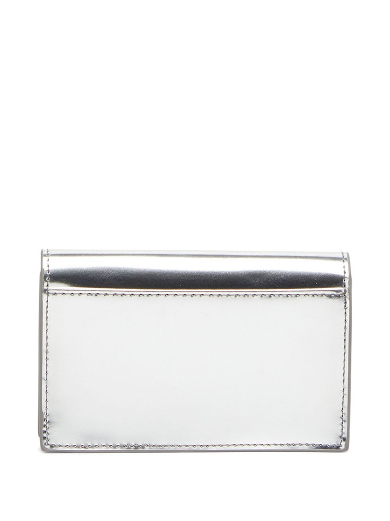 Diesel 1dr metallic-effect card holder outlook